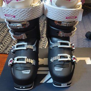 Lange Anthracite Ski Boot, women's